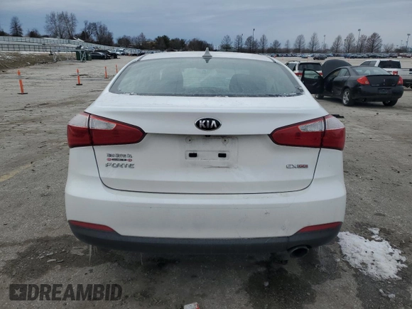 2014 Kia Forte EX with VIN KNAFX4A89E5114846, listed as a Copart auction lot 45282095 with 106,451 mi miles and Salvage Title. Bid and sale history available at carsss.com. Image 6.