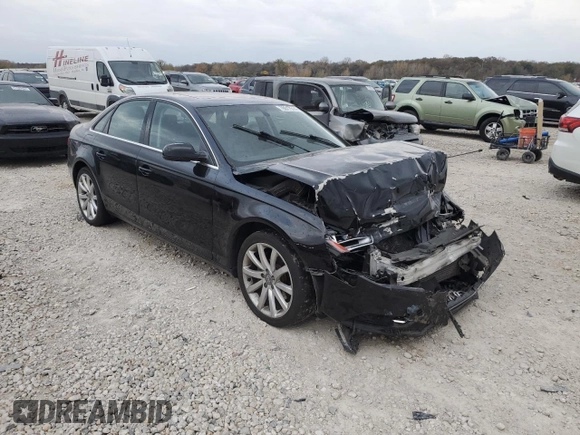 2013 Audi A4 Premium with VIN WAUAFAFL8DN050676, listed as a Copart auction lot 78617514 with 84,423 mi miles and Salvage Title. Bid and sale history available at carsss.com. Image 4.