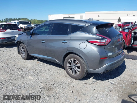 2018 Nissan Murano SV with VIN 5N1AZ2MG8JN116611, listed as a IAAI auction lot 42051307 with 94,993 mi miles and . Bid and sale history available at DreamBid. Image 3.