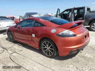 2011 Mitsubishi Eclipse GT with VIN 4A31K3DT7BE001444, listed as a Copart auction lot 74344294 with 0 mi miles and Salvage Title. Bid and sale history available at carsss.com. Image 2.