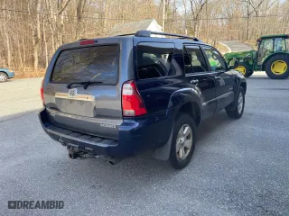 2006 Toyota 4Runner SR5 with VIN JTEBT14R260059859, listed as a Copart auction lot 52189865 with 217,800 mi miles and Clean Title. Bid and sale history available at carsss.com. Image 4.