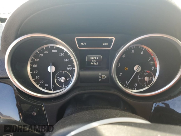 2016 Mercedes-Benz GL with VIN 4JGDF6EE8GA678177, listed as a Copart auction lot 72608974 with 94,562 mi miles and Salvage Title. Bid and sale history available at carsss.com. Image 9.