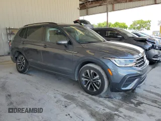 2024 Volkswagen Tiguan S with VIN 3VVRB7AX1RM085254, listed as a Copart auction lot 58622295 with 7,316 mi miles and Salvage title. Bid and sale history available at DreamBid. Image 4.