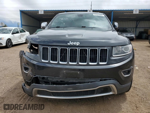 2014 Jeep Grand Cherokee Limited z VIN 1C4RJFBT6EC184557, wystawiony jako Copart lot #57657095 z przebiegiem 157 688 mil mil oraz Szkoda całkowita • Salvage title. Historia ofert i sprzedaży dostępna na DreamBid. Obrazek 5.