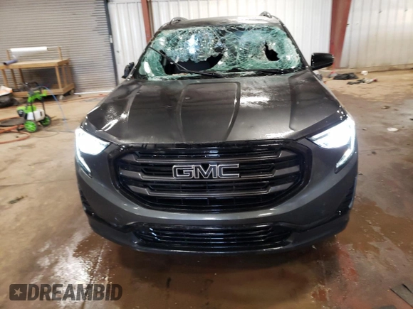 2020 GMC Terrain SLE with VIN 3GKALTEV1LL224505, listed as a Copart auction lot 59226095 with 99,204 mi miles and Non repairable. Bid and sale history available at DreamBid. Image 5.