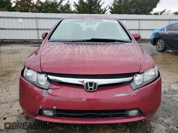 2006 Honda Civic LX with VIN 1HGFA16576L071351, listed as a Copart auction lot 51846535 with 137,792 mi miles and Salvage Title. Bid and sale history available at DreamBid. Image 5.