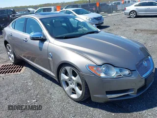 2009 Jaguar XF with VIN SAJWA07CX91R01263, listed as a IAAI auction lot 41994525 with 141,729 mi miles and . Bid and sale history available at DreamBid. Image 1.