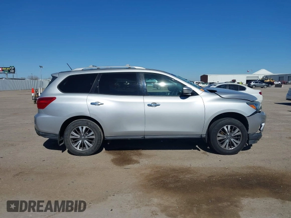 2018 Nissan Pathfinder SV with VIN 5N1DR2MN4JC607605, listed as a IAAI auction lot 41691163 with 99,069 mi miles. Bid and sale history available at carsss.com. Image 13.