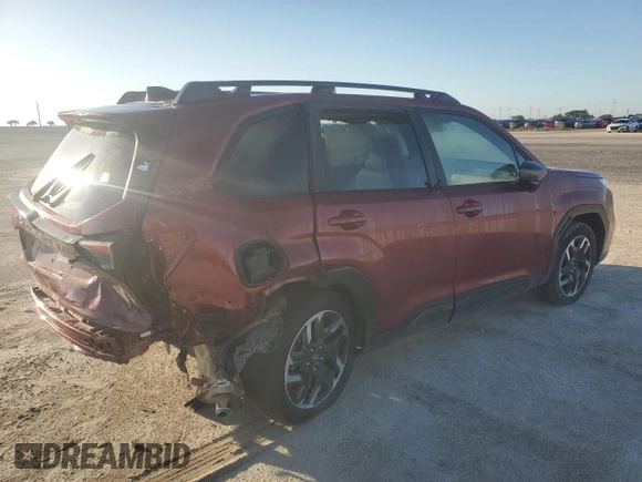 2025 Subaru Forester Limited z VIN JF2SLDRC5SH489571, wystawiony jako Copart lot #56258755 z przebiegiem 226 mil mil oraz Szkoda całkowita • Salvage title. Historia ofert i sprzedaży dostępna na DreamBid. Obrazek 3.