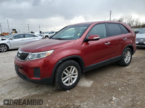 2015 Kia Sorento LX with VIN 5XYKT3A61FG567129, listed as a Copart auction lot 47701375 with 195,130 mi miles and Clean Title. Bid and sale history available at DreamBid. Image 1.