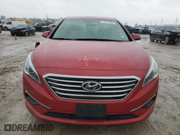 2017 Hyundai Sonata SE with VIN 5NPE24AF5HH501992, listed as a Copart auction lot 42774005 with 128,040 mi miles and Salvage Title. Bid and sale history available at DreamBid. Image 5.