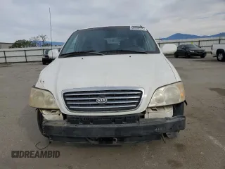 2002 Kia Sedona LX with VIN KNDUP131326271237, listed as a Copart auction lot 89358515 with 142,150 mi miles and Salvage Title. Bid and sale history available at carsss.com. Image 5.