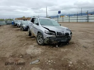 2021 Jeep Cherokee Trailhawk with VIN 1C4PJMBX2MD143446, listed as a Copart auction lot 55166945 with 83,841 mi miles and Salvage title. Bid and sale history available at DreamBid. Image 15.