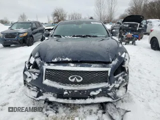 2019 Infiniti Q70 Luxe with VIN JN1BY1AR1KM586002, listed as a Copart auction lot 46111645 with 68,244 mi miles and Salvage title. Bid and sale history available at DreamBid. Image 5.