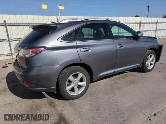 2013 Lexus RX 350 with VIN 2T2BK1BA5DC176547, listed as a Copart auction lot 52158535 with 74,665 mi miles and Salvage Title. Bid and sale history available at carsss.com. Image 3.