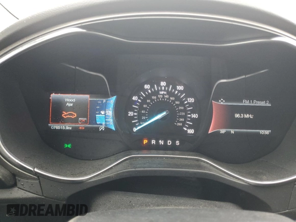 2017 Ford Fusion SE with VIN 3FA6P0HD8HR365508, listed as a Copart auction lot 49132585 with 76,515 mi miles and Salvage Title. Bid and sale history available at DreamBid. Image 9.