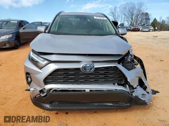 2023 Toyota RAV4 Hybrid XLE Premium with VIN JTMB6RFV6PD103909, listed as a Copart auction lot 46702505 with 8,237 mi miles and Salvage Title. Bid and sale history available at carsss.com. Image 5.
