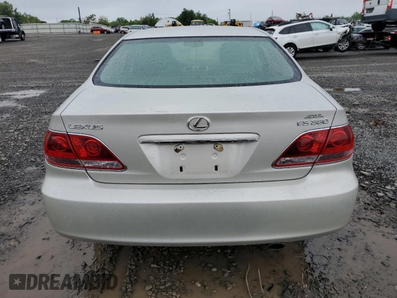 2006 Lexus ES 350 with VIN JTHBA30G065146560, listed as a Copart auction lot 55726945 with 113,518 mi miles and Salvage Title. Bid and sale history available at DreamBid. Image 6.