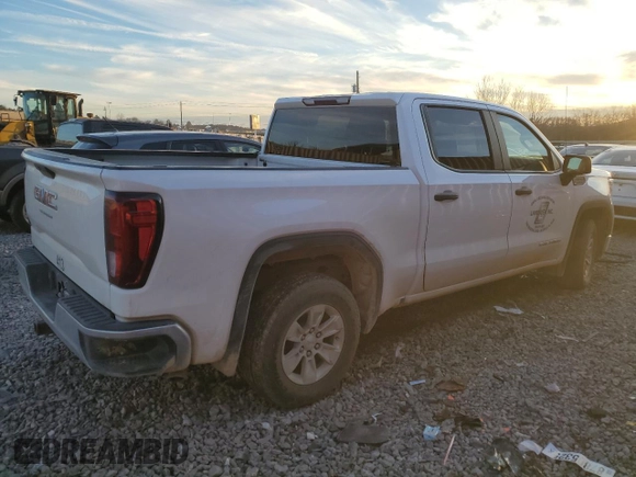 2022 GMC Sierra 1500 with VIN 1GTP8AEK4NZ168802, listed as a Copart auction lot 87547665 with Not Provided miles and Salvage Title. Bid and sale history available at DreamBid. Image 3.