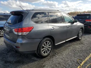 2016 Nissan Pathfinder S with VIN 5N1AR2MM8GC615600, listed as a Copart auction lot 78164564 with 48,477 mi miles and Salvage Title. Bid and sale history available at carsss.com. Image 3.
