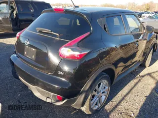 2015 Nissan Juke S with VIN JN8AF5MR8FT506101, listed as a IAAI auction lot 41821545 with 82,385 mi miles. Bid and sale history available at carsss.com. Image 4.