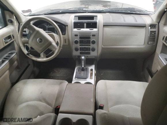 2010 Mercury Mariner with VIN 4M2CN9BG1AKJ04266, listed as a Copart auction lot 43746595 with 0 mi miles and Salvage Title. Bid and sale history available at carsss.com. Image 8.
