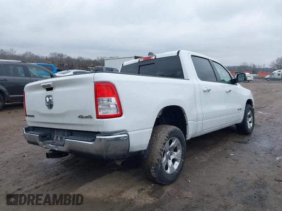 2019 Ram 1500 Big Horn/Lone Star with VIN 1C6RRFFG2KN866588, listed as a IAAI auction lot 41429338 with 78,986 mi miles. Bid and sale history available at carsss.com. Image 4.