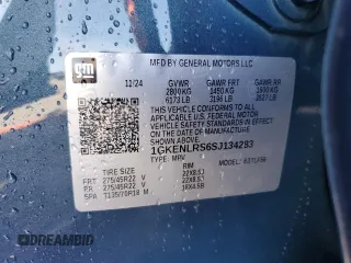 2025 GMC Acadia FWD Denali z VIN 1GKENLRS6SJ134283, wystawiony jako Copart lot #52081235 z przebiegiem 6 382 mil mil oraz Nie do naprawy • Non repairable. Historia ofert i sprzedaży dostępna na DreamBid. Obrazek 14.