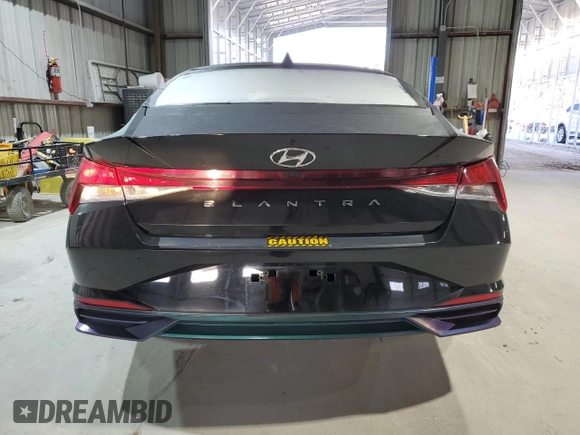 2022 Hyundai Elantra SEL with VIN KMHLM4AG0NU283001, listed as a Copart auction lot 48493255 with 78,198 mi miles and Clean Title. Bid and sale history available at DreamBid. Image 6.