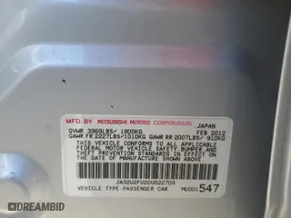 2012 Mitsubishi Lancer ES with VIN JA32U2FU2CU022709, listed as a Copart auction lot 47944005 with 131,861 mi miles and Salvage Title. Bid and sale history available at carsss.com. Image 12.