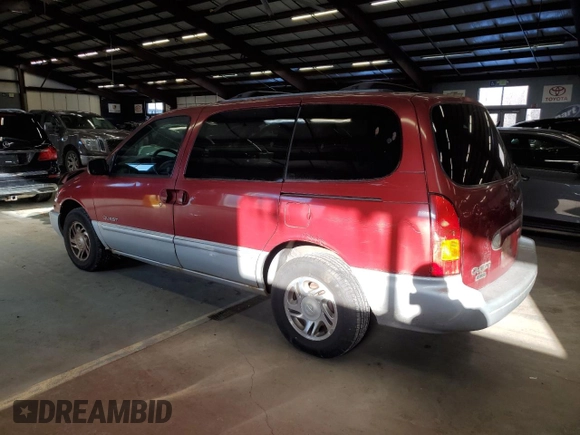 2000 Nissan Quest GXE z VIN 4N2XN11T8YD808855, wystawiony jako Copart lot #41888525 z przebiegiem 185 877 mil mil oraz Szkoda całkowita • Salvage title. Historia ofert i sprzedaży dostępna na DreamBid. Obrazek 2.