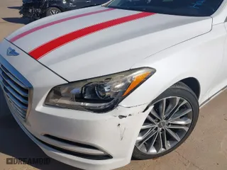 2015 Hyundai Genesis 3.8L with VIN KMHGN4JE4FU075055, listed as a IAAI auction lot 41678074 with 126,229 mi miles. Bid and sale history available at carsss.com. Image 6.