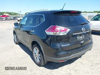 2016 Nissan Rogue SV with VIN 5N1AT2MT6GC829137, listed as a IAAI auction lot 42141620 with 143,279 mi miles. Bid and sale history available at carsss.com. Image 3.