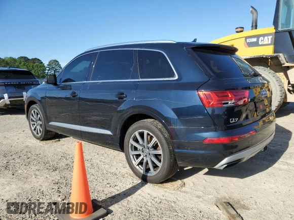 2017 Audi Q7 Premium Plus with VIN WA1LAAF75HD026015, listed as a Copart auction lot 58041095 with 127,076 mi miles and Salvage title. Bid and sale history available at DreamBid. Image 2.