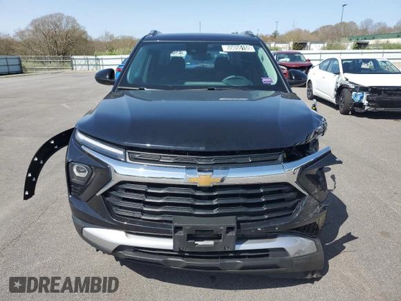 2025 Chevrolet TrailBlazer LT with VIN KL79MRSLXSB065367, listed as a Copart auction lot 55055155 with 12,986 mi miles and Clean Title. Bid and sale history available at DreamBid. Image 5.