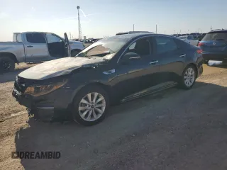 2018 Kia Optima LX with VIN 5XXGT4L39JG252381, listed as a Copart auction lot 52495335 with Not Provided miles and Salvage Title. Bid and sale history available at DreamBid. Image 1.
