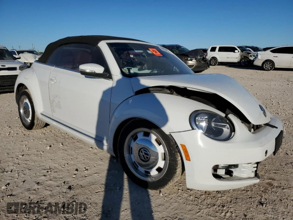 2015 Volkswagen Beetle 1.8T with VIN 3VW517AT7FM809440, listed as a Copart auction lot 84334724 with Not provided miles and Salvage title. Bid and sale history available at DreamBid. Image 4.