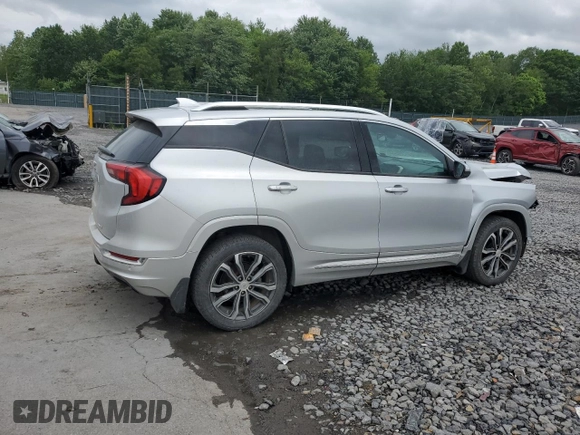 2020 GMC Terrain Denali with VIN 3GKALXEX1LL141889, listed as a Copart auction lot 61085625 with 64,713 mi miles and Salvage title. Bid and sale history available at DreamBid. Image 3.
