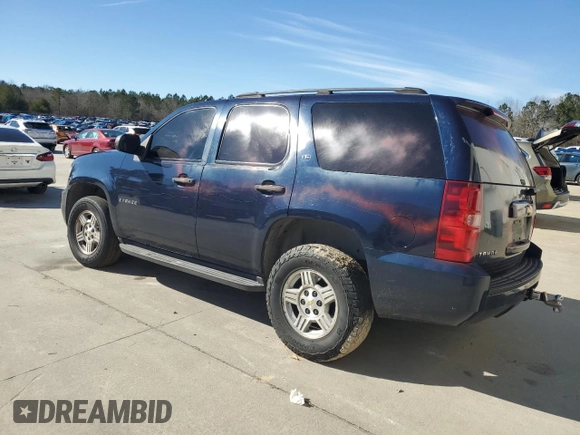 2007 Chevrolet Tahoe LS with VIN 1GNFC13J77J129067, listed as a Copart auction lot 42613505 with 293,775 mi miles and Salvage title. Bid and sale history available at DreamBid. Image 2.