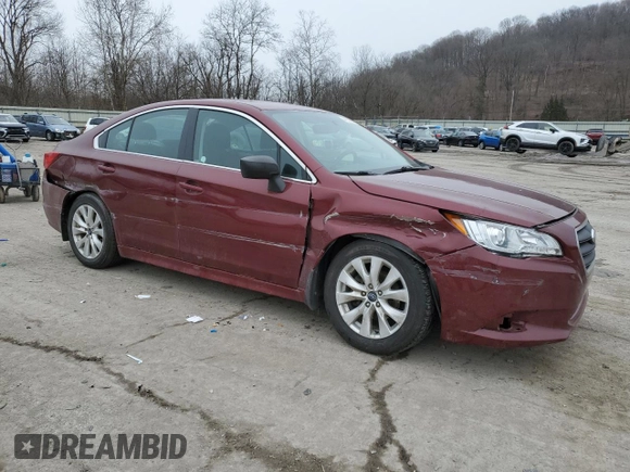 2017 Subaru Legacy with VIN 4S3BNAB61H3030670, listed as a Copart auction lot 44853235 with 127,162 mi miles and Salvage Title. Bid and sale history available at carsss.com. Image 4.