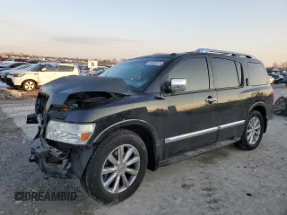 2008 Infiniti QX56 with VIN 5N3AA08D58N914724, listed as a Copart auction lot 88800135 with 222,039 mi miles and Salvage Title. Bid and sale history available at carsss.com. Image 1.
