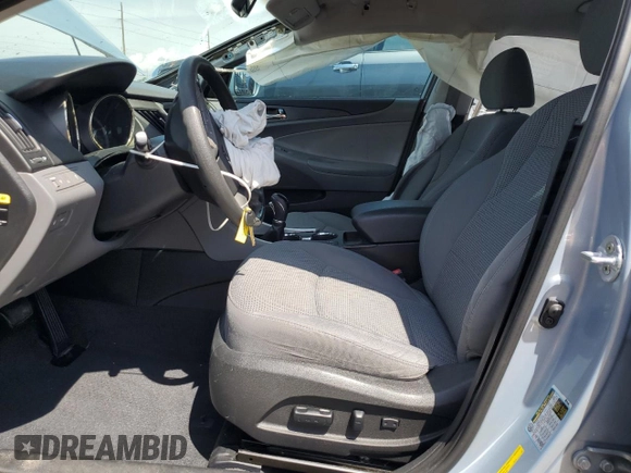 2013 Hyundai Sonata GLS with VIN 5NPEB4AC8DH640529, listed as a Copart auction lot 51281265 with 26,193 mi miles and Salvage Title. Bid and sale history available at carsss.com. Image 7.