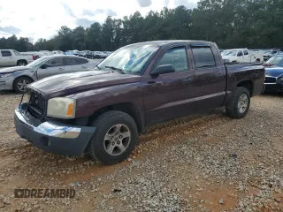 2005 Dodge Dakota SLT with VIN 1D7HE48N95S205605, listed as a Copart auction lot 44113325 with 206,391 mi miles and Salvage Title. Bid and sale history available at DreamBid. Image 1.