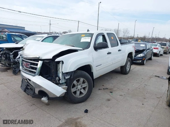 2012 GMC Sierra 1500 SLE with VIN 3GTP2VE7XCG124143, listed as a IAAI auction lot 41806110 with 118,145 mi miles. Bid and sale history available at carsss.com. Image 2.