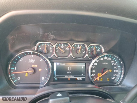 2018 Chevrolet Silverado 1500 LT with VIN 1GCVKREH8JZ278919, listed as a Copart auction lot 45965505 with 124,209 mi miles and Salvage Title. Bid and sale history available at carsss.com. Image 9.