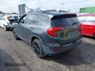 2019 GMC Terrain SLT with VIN 3GKALVEV3KL362850, listed as a IAAI auction lot 41711712 with 114,573 mi miles. Bid and sale history available at carsss.com. Image 3.