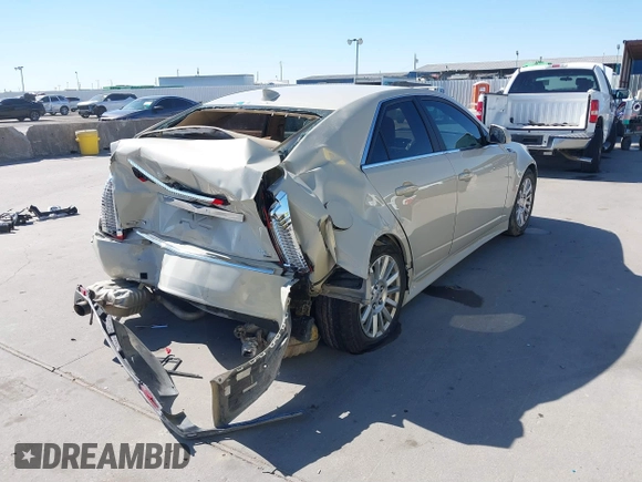 2010 Cadillac CTS Luxury with VIN 1G6DE5EG0A0150863, listed as a IAAI auction lot 40623111 with 68,772 mi miles. Bid and sale history available at carsss.com. Image 4.