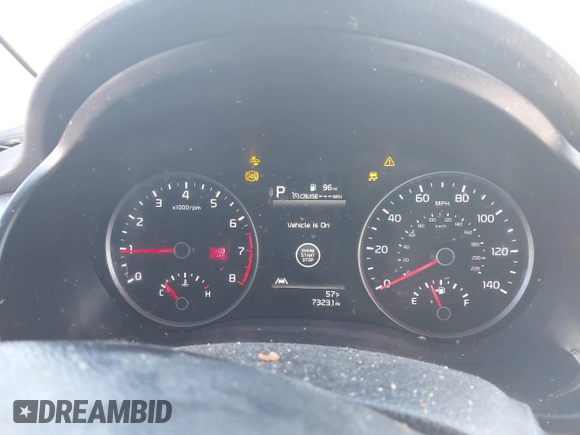 2022 Kia Rio S with VIN 3KPA25AD8NE443590, listed as a IAAI auction lot 41684325 with 73,231 mi miles and . Bid and sale history available at DreamBid. Image 7.