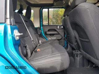 2020 Jeep Wrangler Unlimited Sahara with VIN 1C4HJXEN5LW107415, listed as a Copart auction lot 76152244 with 117,840 mi miles and Salvage title. Bid and sale history available at DreamBid. Image 11.