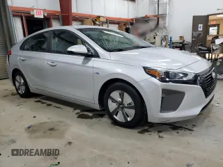 2019 Hyundai Ioniq Blue with VIN KMHC65LC3KU109770, listed as a Copart auction lot 51158015 with 46,006 mi miles and Salvage Title. Bid and sale history available at DreamBid. Image 4.